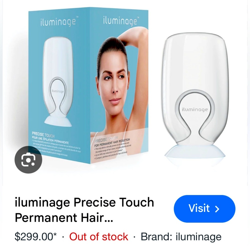 Iluminage Precise Touch Permanent Hair Reduction Device. Brand new original piec